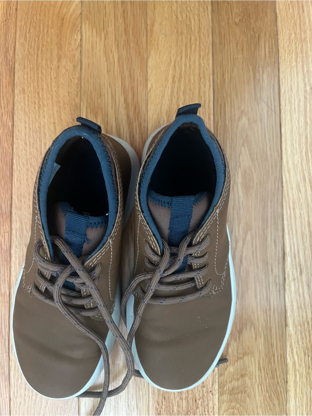 Sperry Brown and Navy Kids Dress Shoes